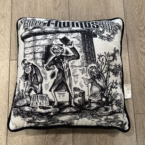 Disney Haunted Mansion Pillow Hitchhiking Ghosts Three Thumbs Up Halloween